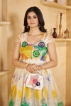 Liyana Organza Long Western Wear Dress Wholesale Clothing Distributors In India